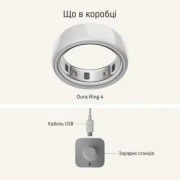 Oura Ring 4 Ceramic Cloud Size 11 (JZ90-57460-11)