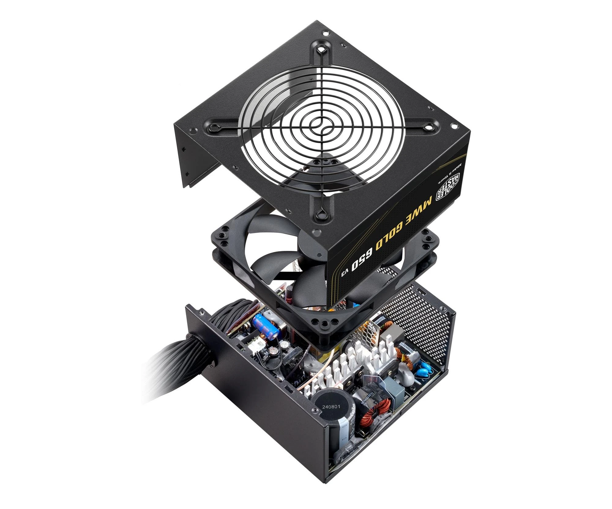 Cooler Master MWE Gold V3 650W 80 Plus Gold ATX 3.1 (MPE-6502-ACAAG-3BEU) EU