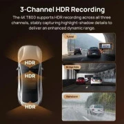 Автомобильный видеорегистратор 70mai Dash Cam T800 Premium Set