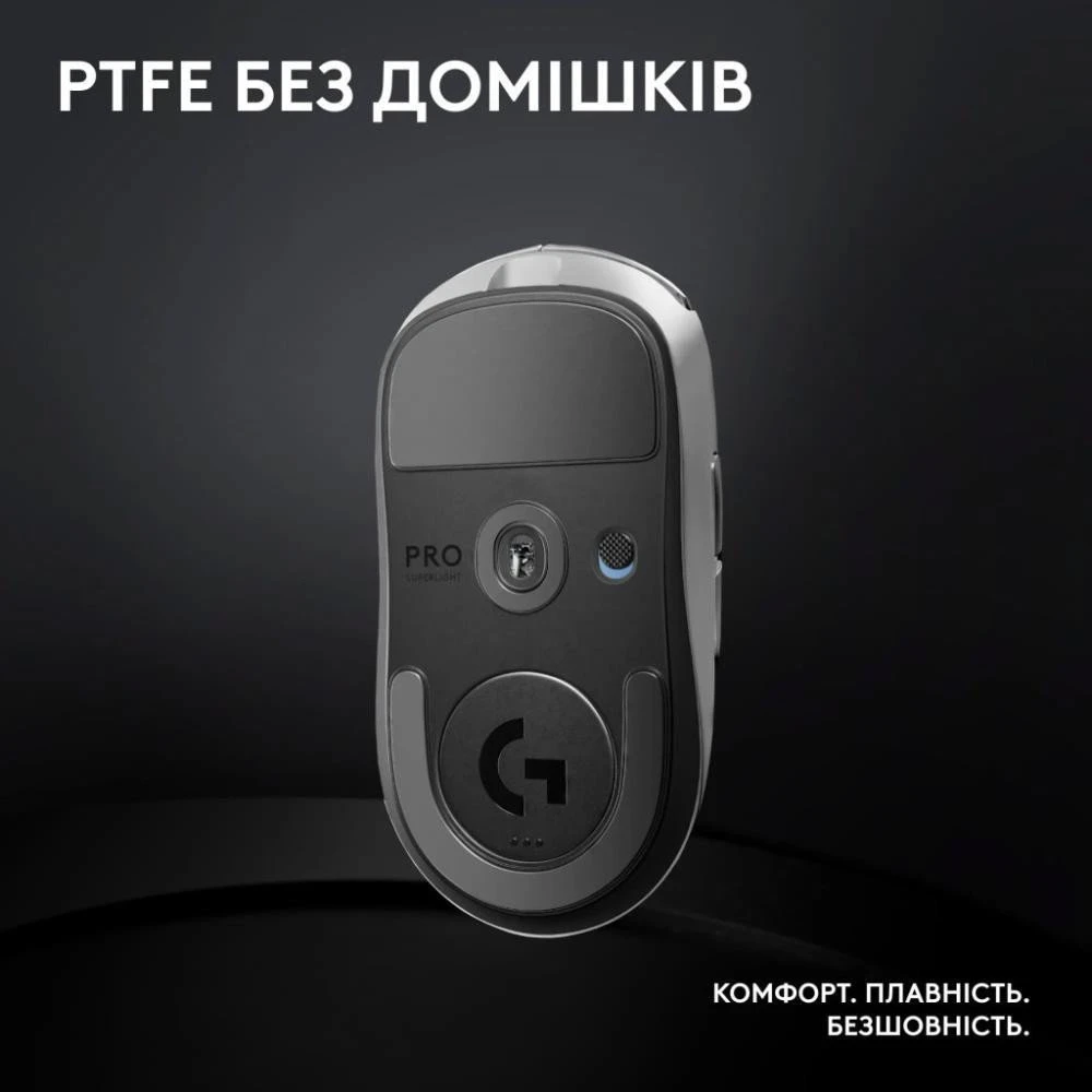 Logitech G Pro X Superlight 2 Lightspeed Wireless White (910-006638, 910-006639)