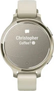 Смарт-годинники Garmin Lily 2 Active Lunar Gold with Bone Silicone Band (010-02891-00/50)