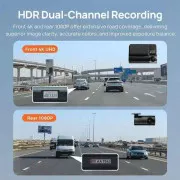 Автомобильный видеорегистратор 70mai Dash Cam 4K A810S-2 Set