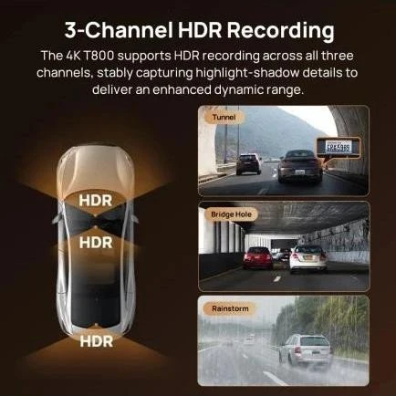 Автомобильный видеорегистратор 70mai Dash Cam T800 Premium Set