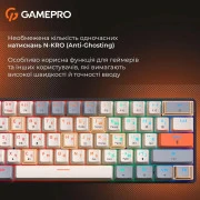 GamePro MK130 V2 Infinity QLAB Sakura Linear RGB USB UA Black (MK130-V2-B-QS) (UA)