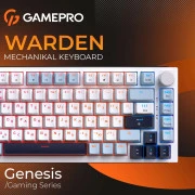 GamePro MK160 V2 Warden QLAB Sakura Linear RGB USB UA White (MK160-V2-BL-QS) (UA)
