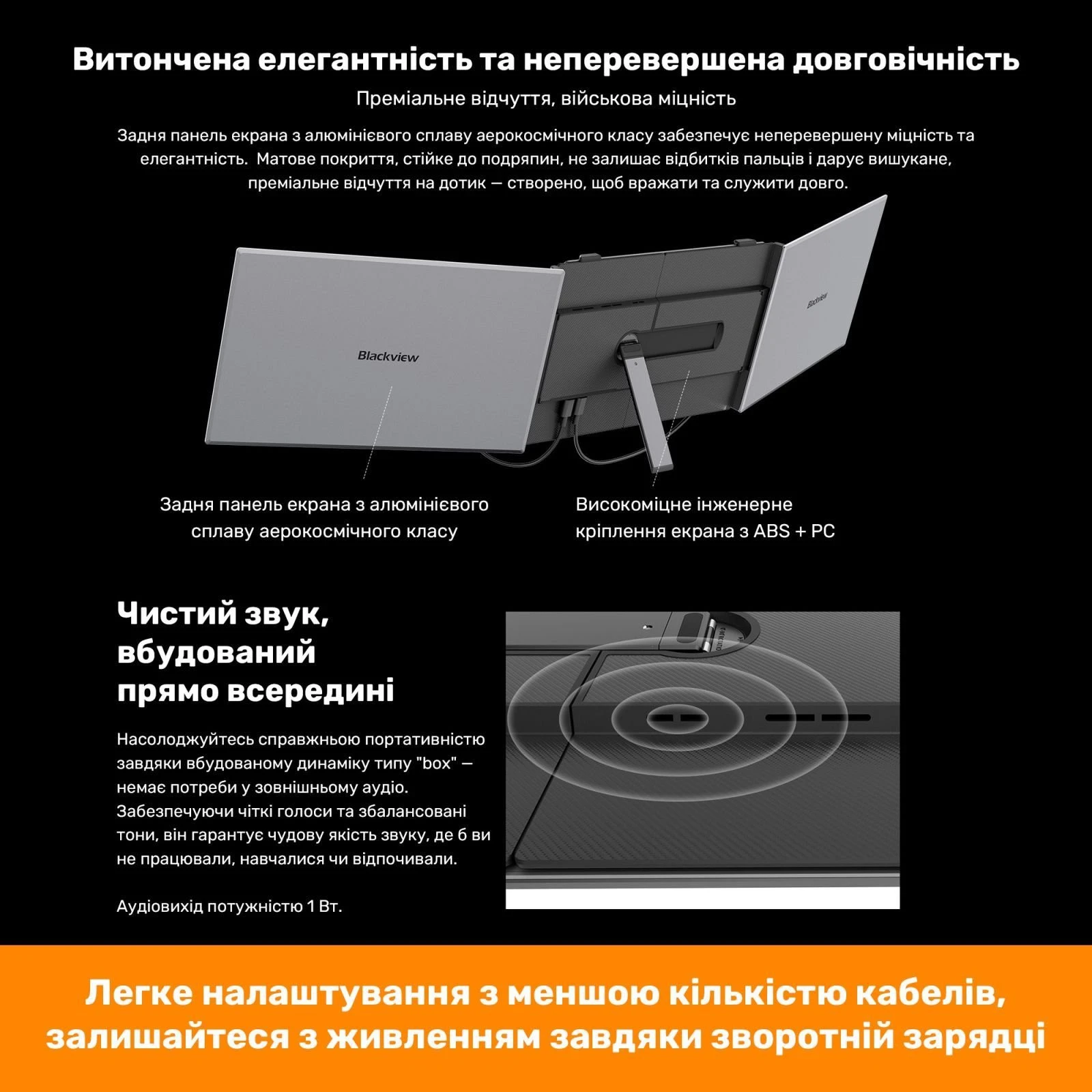 Blackview Dual Screen 15.3inch (BVDCM8) (UA)