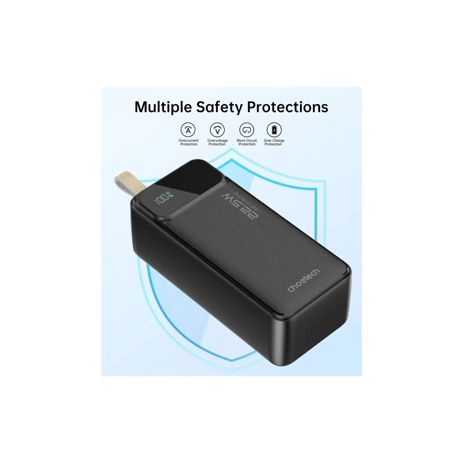 Choetech 40000mAh, PD/22.5W, QC, AFC (B731) (UA)