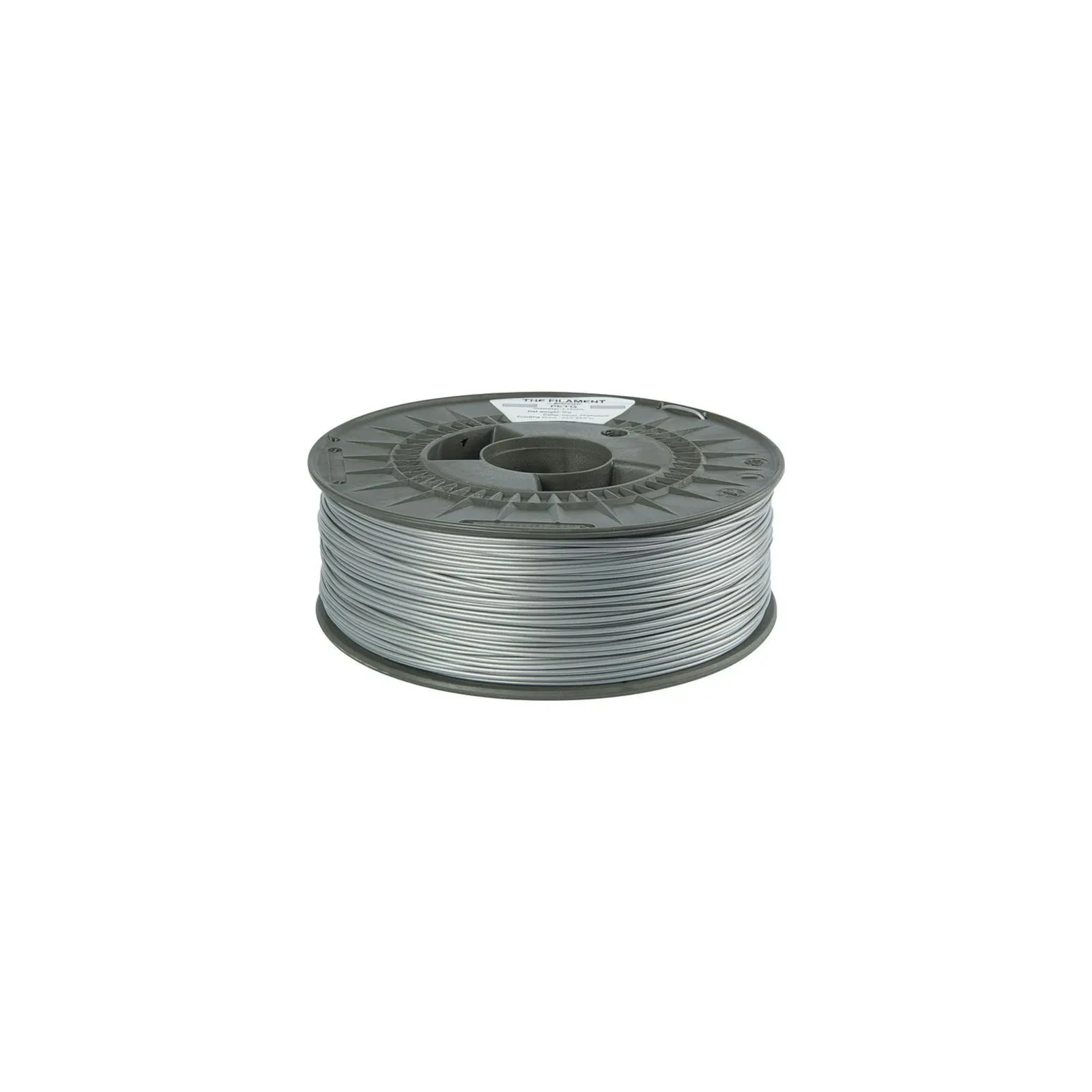 Пластик для 3D-принтера The Filament PETG 1.75mm SILVER ALUMINIUM 1kg (TF-24021) (UA) Тип пластика: PETG; Диаметр: 1.75 мм;