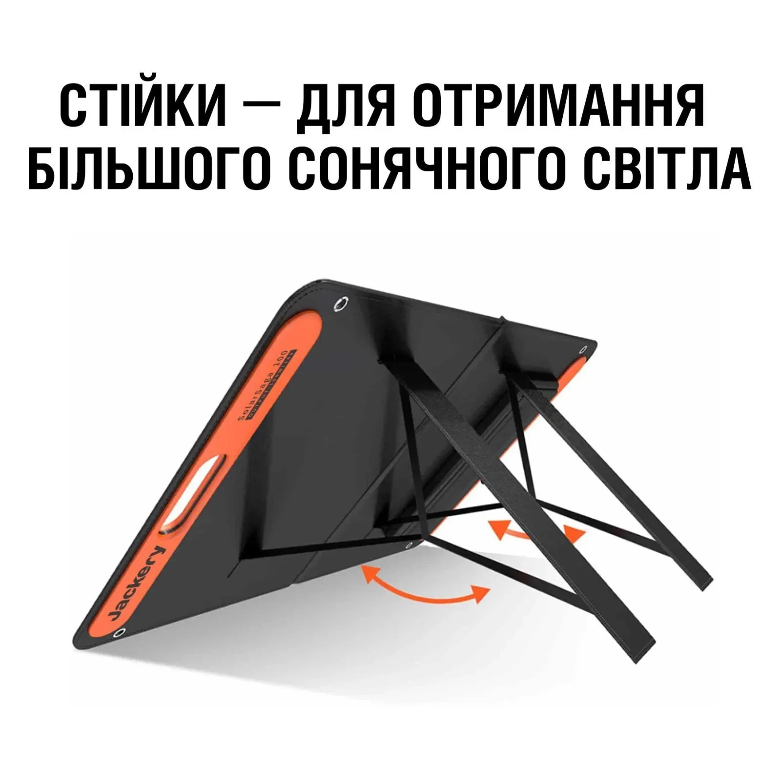 Портативна сонячна панель Jackery SOLARSAGA 100W (21-0002-000059) (UA)
