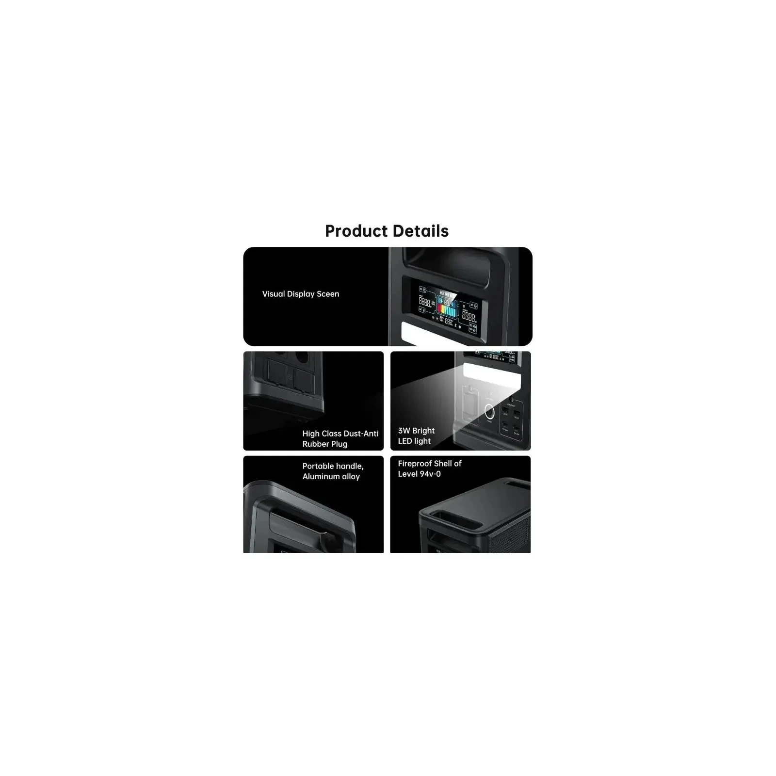 Зарядна станція Choetech 1800W 1536Wh (BS065-BQB) (UA)