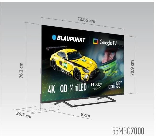 Blaupunkt 55MBG7000 (UA) Тип: QLED телевизор; Диагональ,