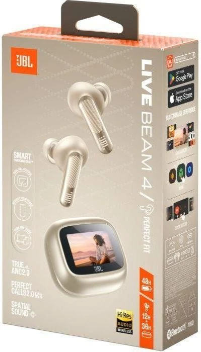 Навушники JBL Live Beam 4 Sand (JBLLIVEBEAM4CPG) (UA) Тип: Навушники TWS; Спосіб