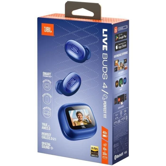 Навушники JBL Live Buds 4 Blue (JBLLIVEBUDS4BLU) (UA) Тип: Навушники TWS; Спосіб