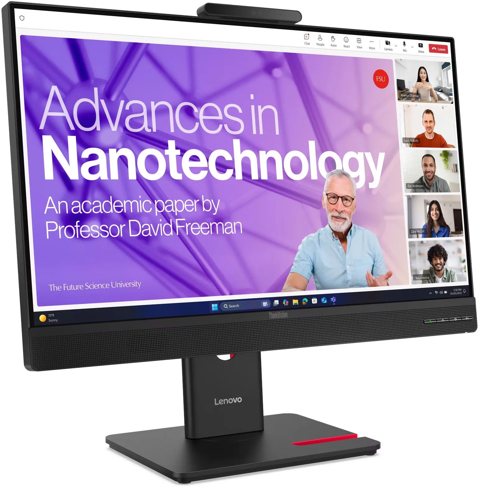 Lenovo T24-4v (64B6MAT1UA) (UA) Тип монитора: Безрамочный;