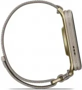 Garmin Venu X1 Soft Gold Titanium and French Grey Nylon (010-02980-09)