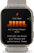 Garmin Venu X1 Soft Gold Titanium and French Grey Nylon (010-02980-09)