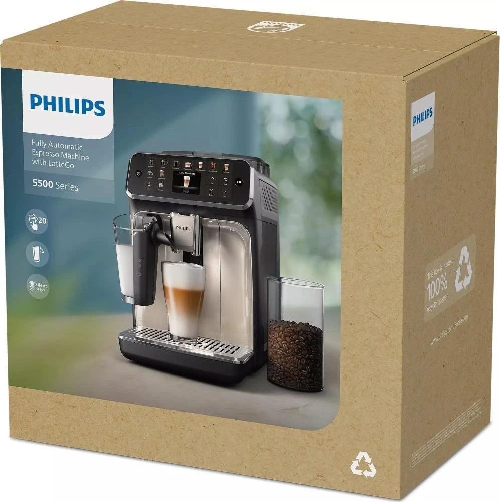 Philips Series 5500 EP5543/90 Тип: Кофемашина автоматическая;