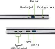 Acer Aspire Go 15 AG15-71P-5155 Pure Silver (NX.JDCEX.001)