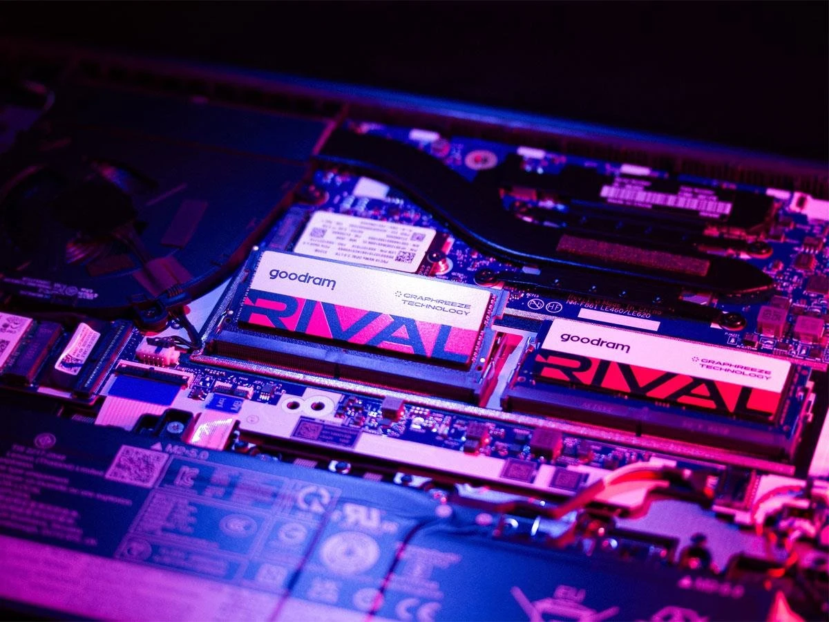 GOODRAM 32GB (1x32GB) 5600 CL40 RIVAL (GGEES5-56L40/32G) EU Серия: RIVAL; Тип памяти: DDR5 SODIMM;