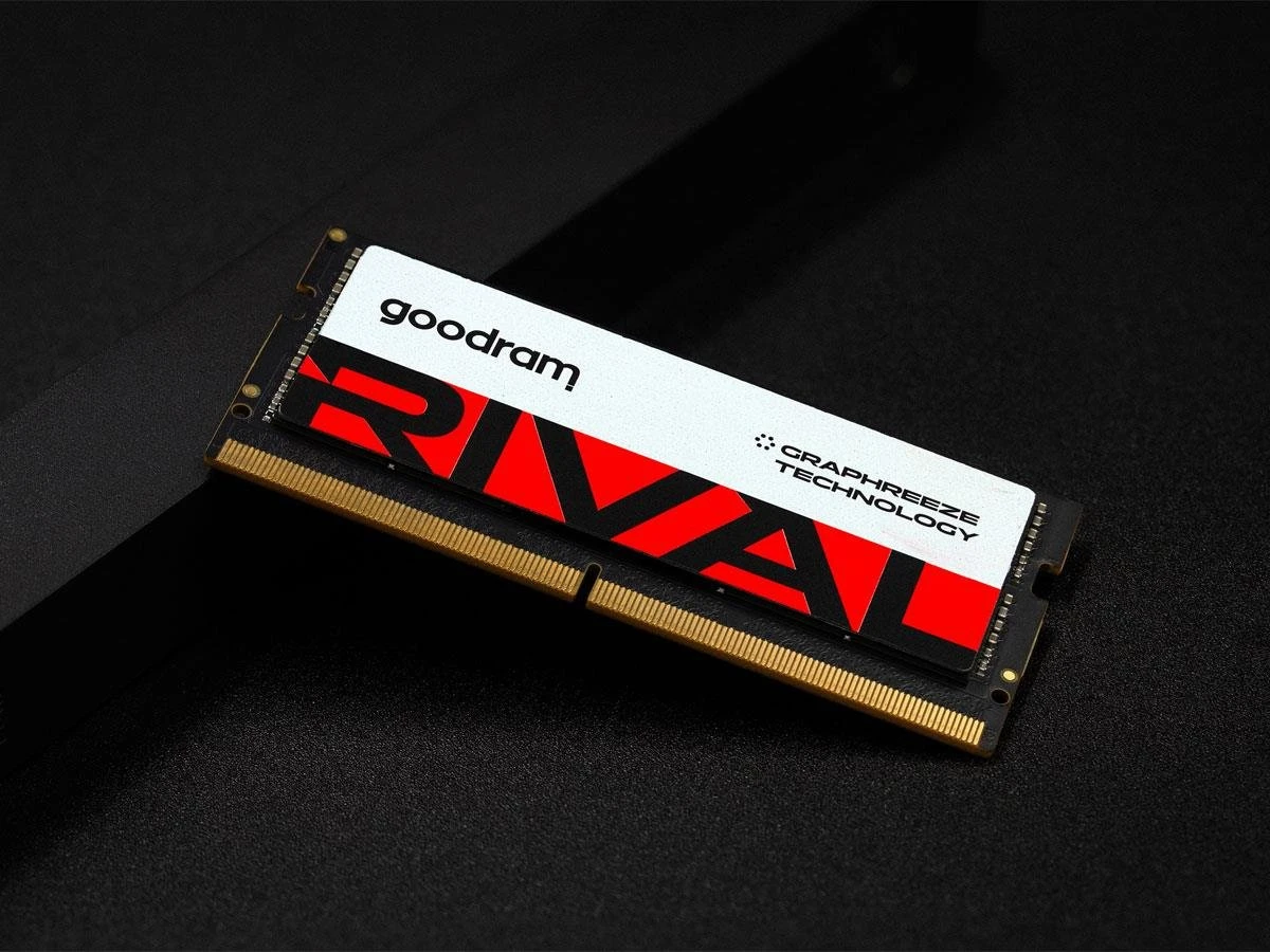GOODRAM 32GB (1x32GB) 5600 CL40 RIVAL (GGEES5-56L40/32G) EU Серия: RIVAL; Тип памяти: DDR5 SODIMM;