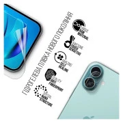Пленка защитная Armorstandart Kit Clear Screen + Camera Apple iPhone 16 Plus (ARM80716) (UA)