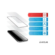 Стекло защитное ACCLAB Full Glue Apple iPhone 16E Black (1283126614279) (UA)
