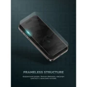 Стекло защитное Armorstandart Infinity Black Icon 2.75D Apple iPhone 17 Pro Max (ARM86415) (UA)