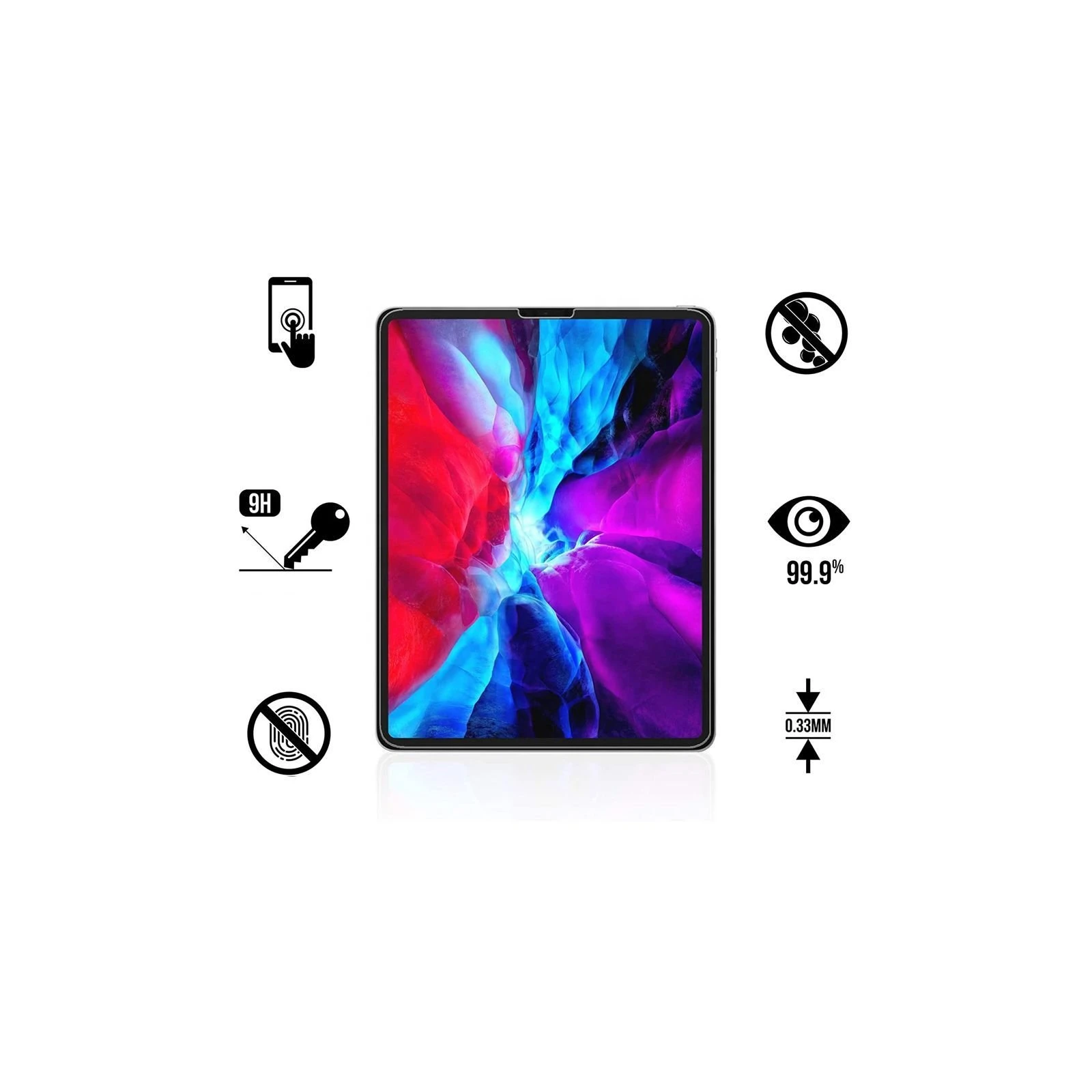 Стекло защитное BeCover Apple iPad Pro 11 2020/21/22 Clear (706056) (UA) Назначение: для планшета; Вид