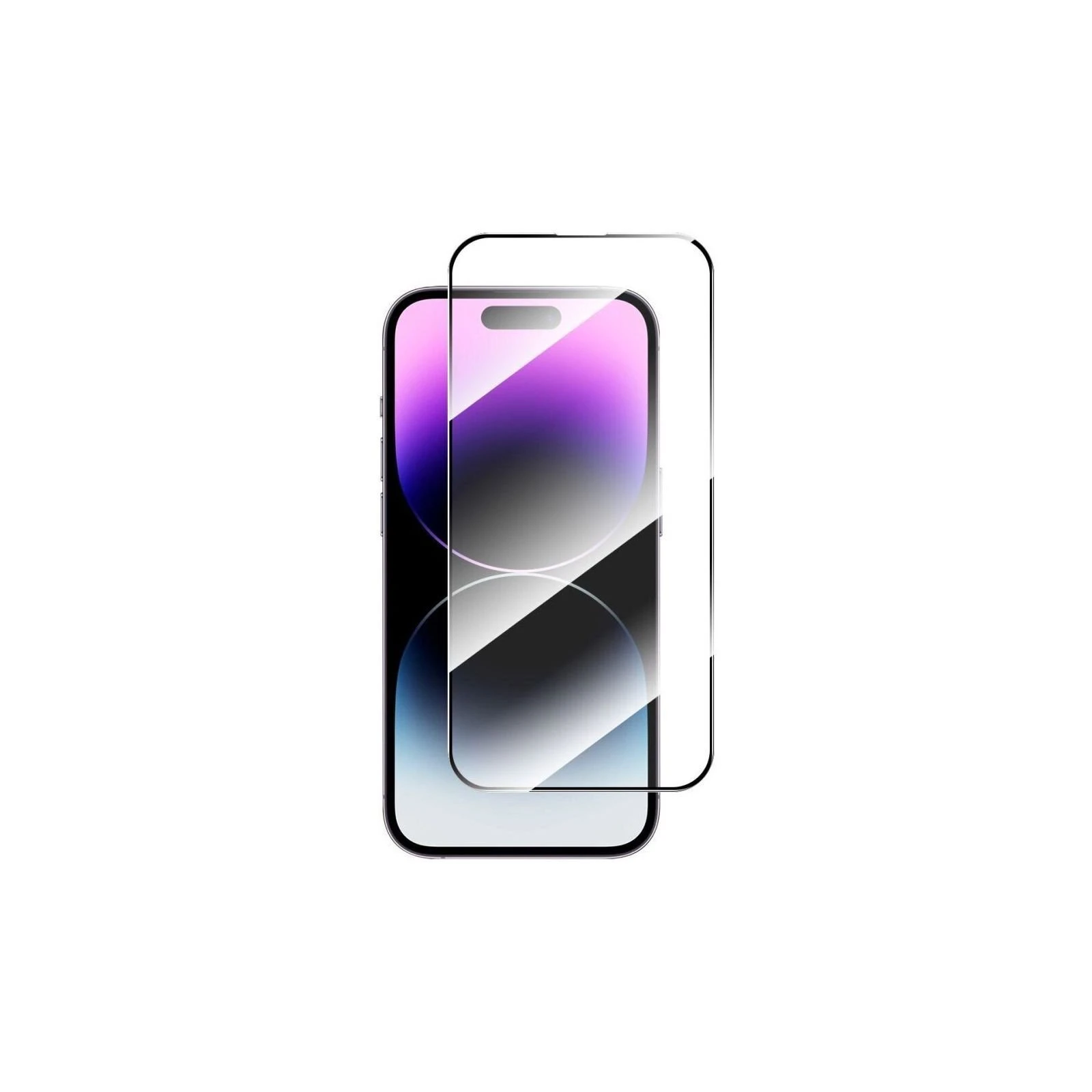 Захисне скло BeCover Apple iPhone 15 Pro Black (710593) (UA) Призначення: для телефону; Вид