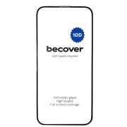 Стекло защитное BeCover Apple iPhone 16 Plus 10D Black (712322) (UA)
