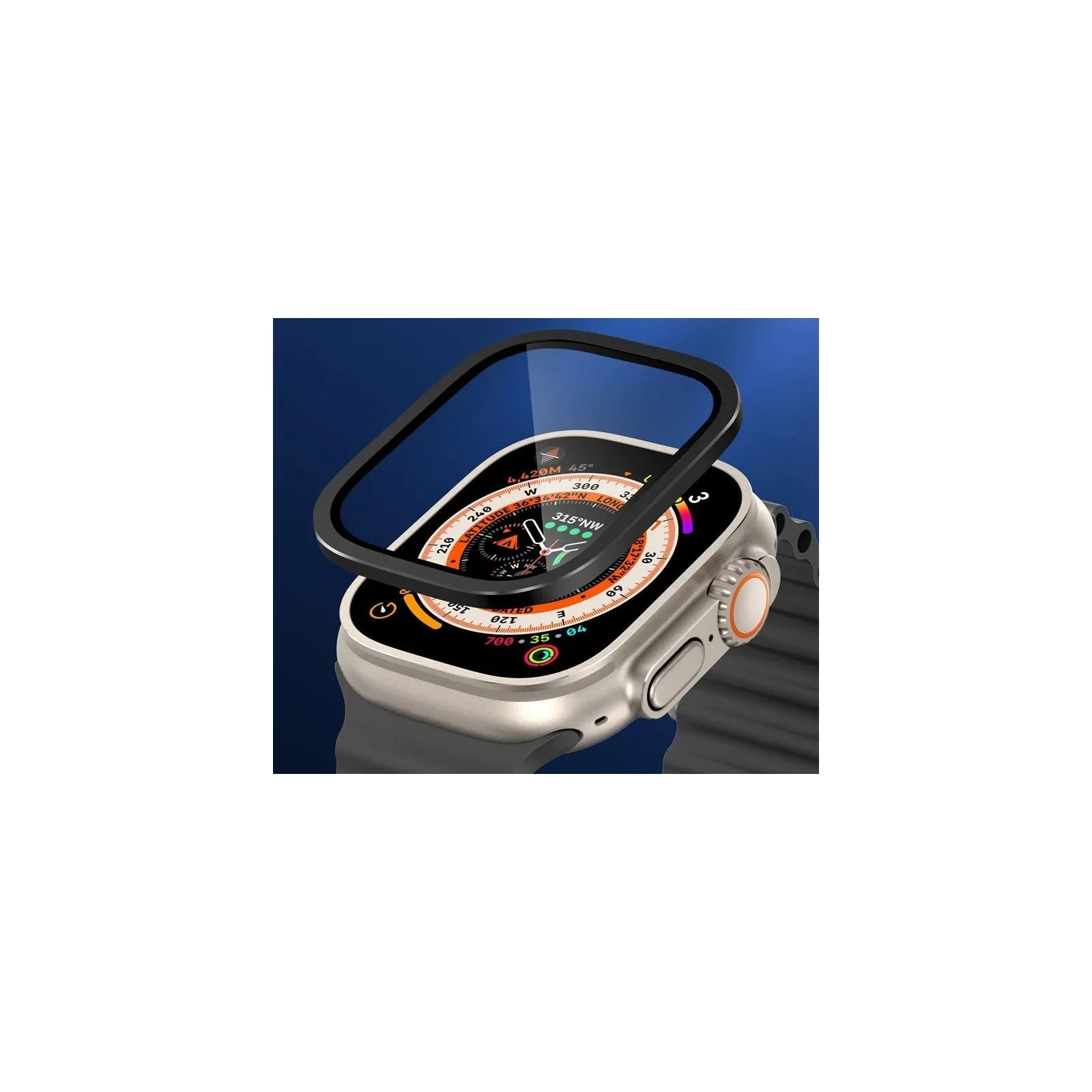 Захисне скло Drobak 3D Titanium A+ Apple Watch Ultra 2 | Ultra 49mm (323227) (UA) Призначення: для