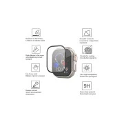 Стекло защитное Drobak Apple Watch Ultra 2 49mm Black Frame A+ (323209) (UA)