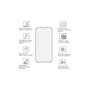 Захисне скло Drobak Matte Glass A+ Apple iPhone 14 (Black) (292945) (UA)