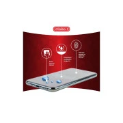 Стекло защитное Intaleo Full Glue Apple iPhone 16E Black (1283126614316) (UA)