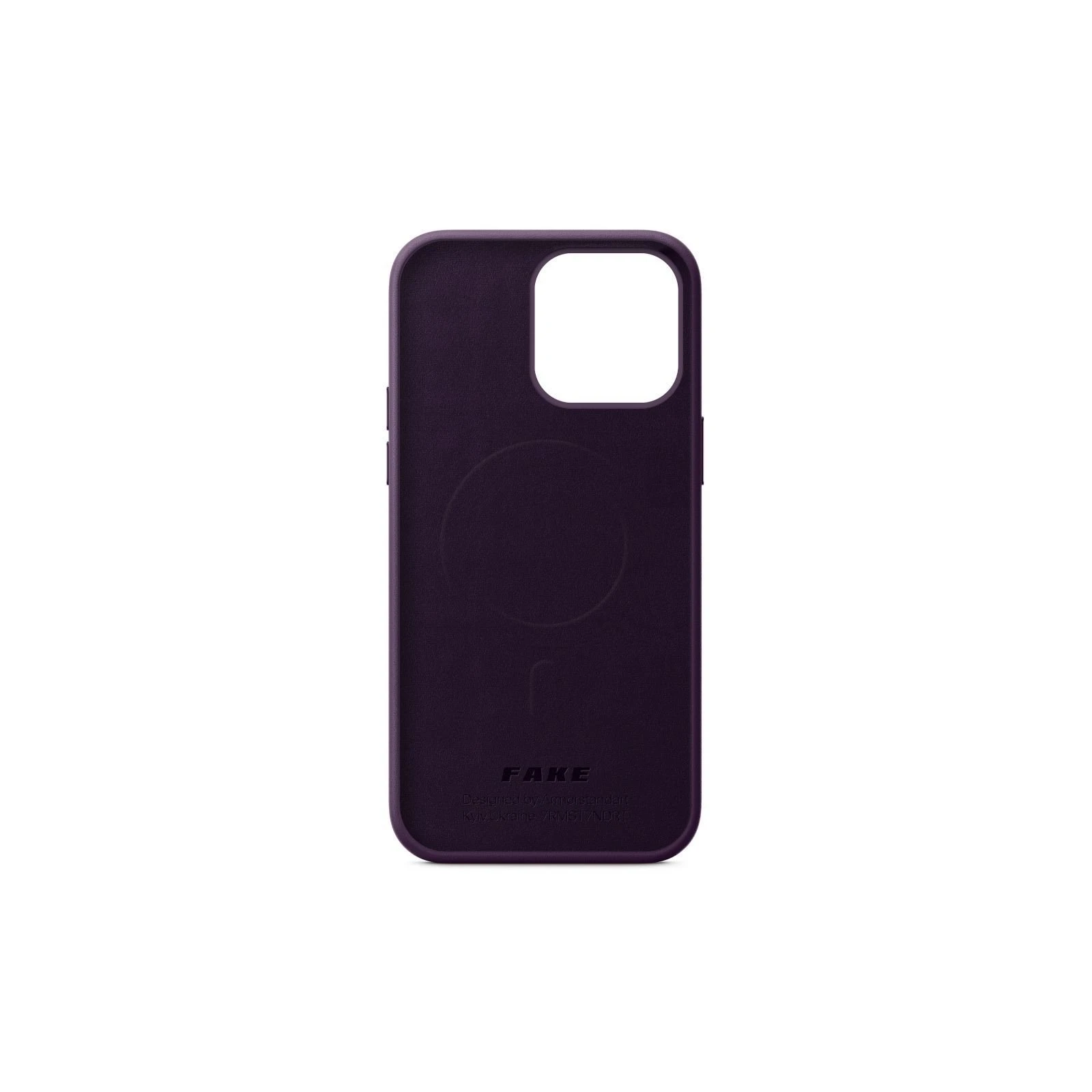 Чохол для мобільного телефону Armorstandart FAKE Leather Case Apple iPhone 13 Pro Dark Cherry (ARM61375) (UA)