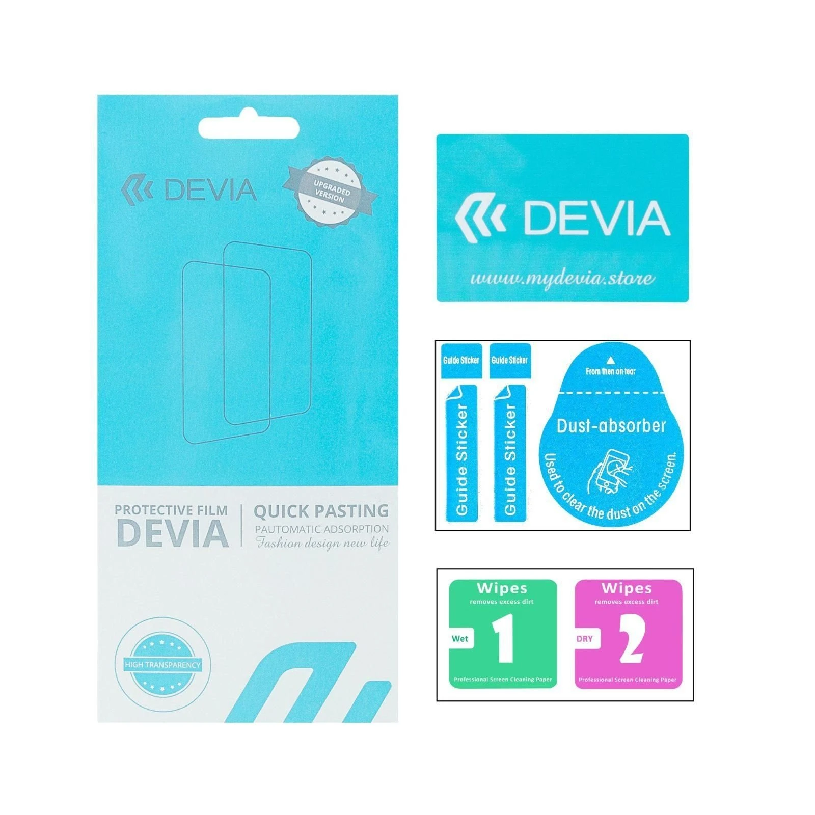 Плівка захисна Devia hydrogel Apple iPhone 16 Pro Max (DV-SM-16PMU) (UA)