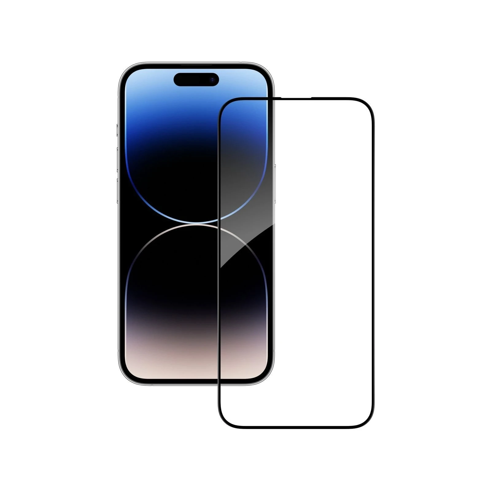 Захисне скло ACCLAB Full Glue ESD Apple iPhone 14 Pro Black (1283126542046) (UA)