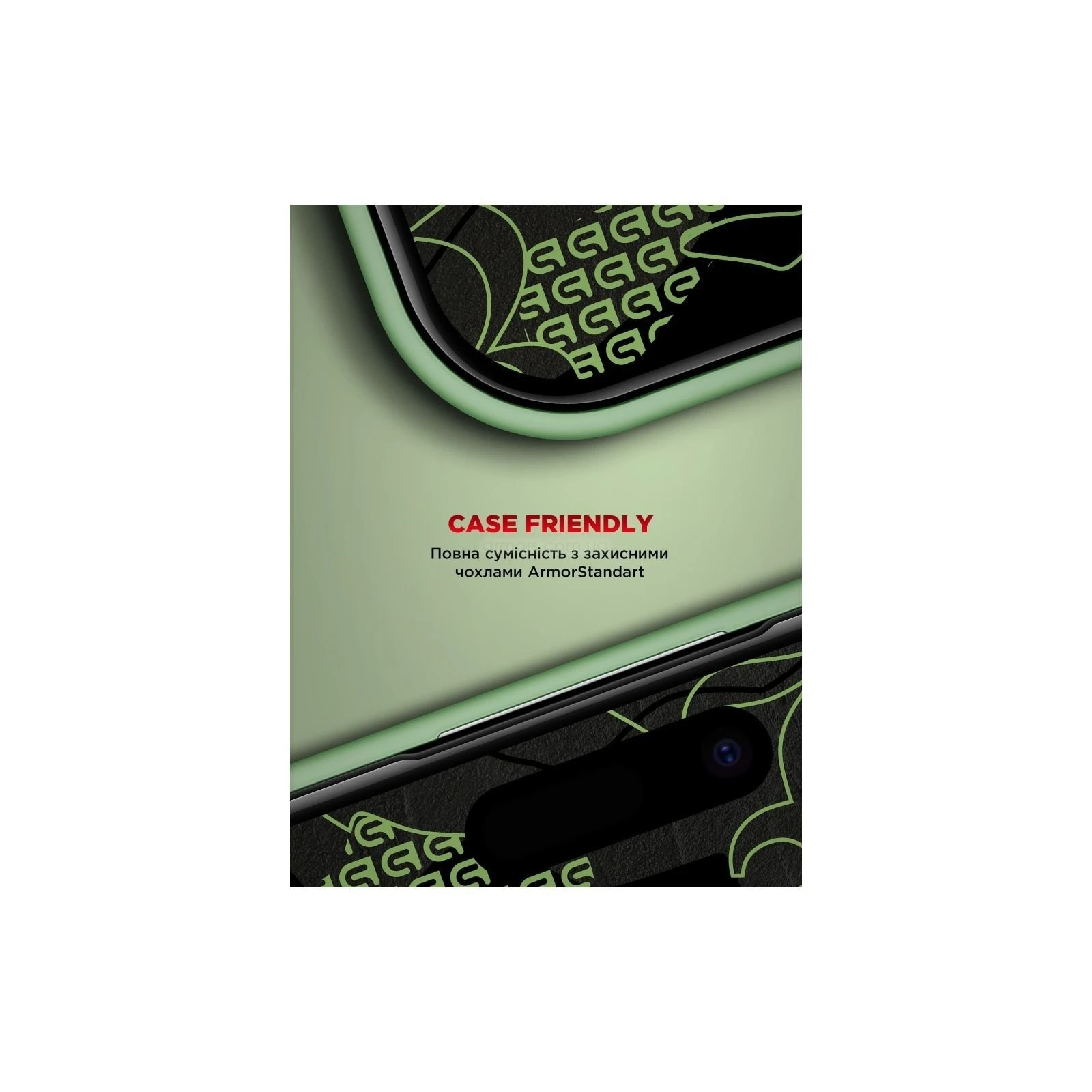 Захисне скло Armorstandart Icon Apple iPhone 17 Pro Black (ARM88499) (UA)