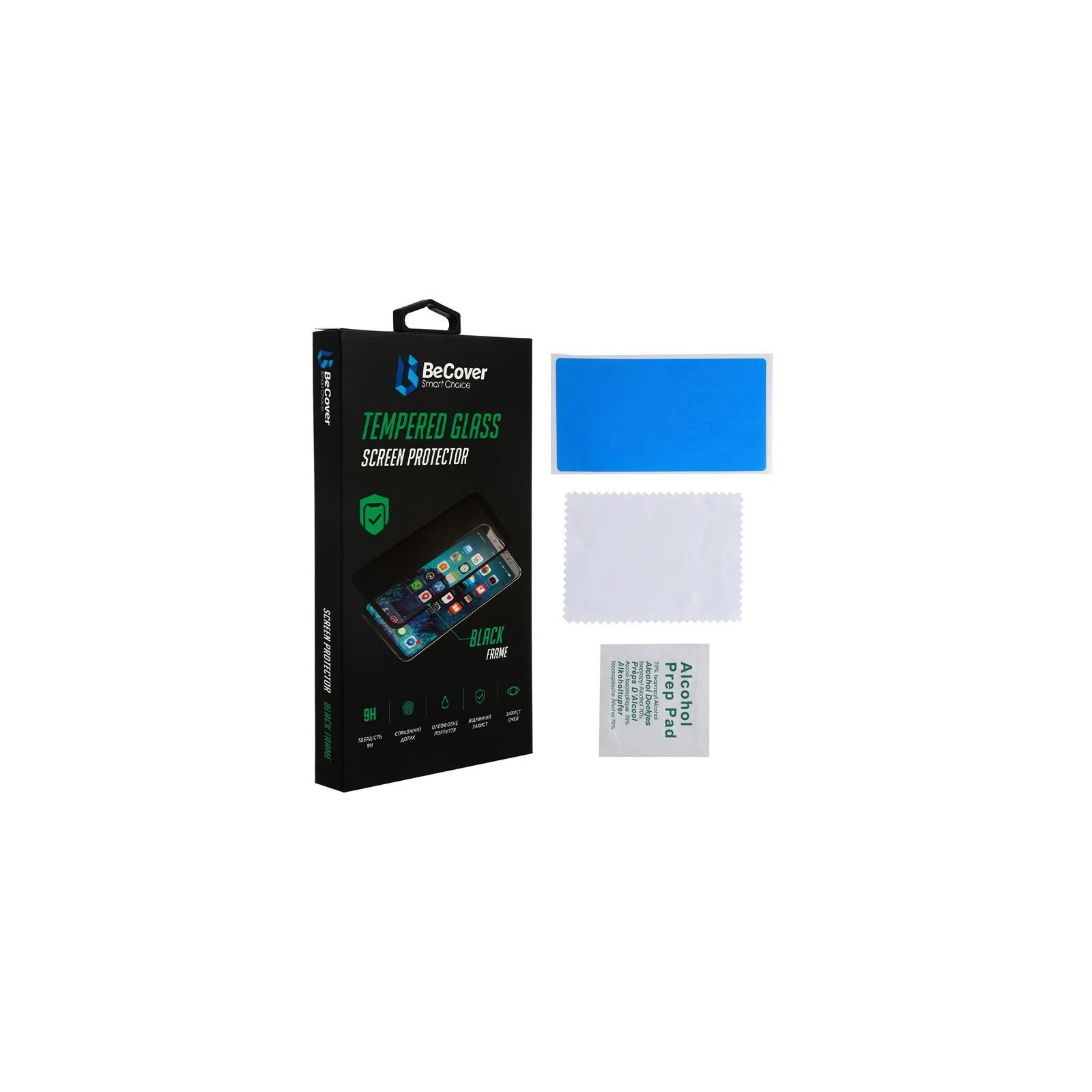 Захисне скло BeCover Apple iPhone 13 Mini Black (706665) (UA)