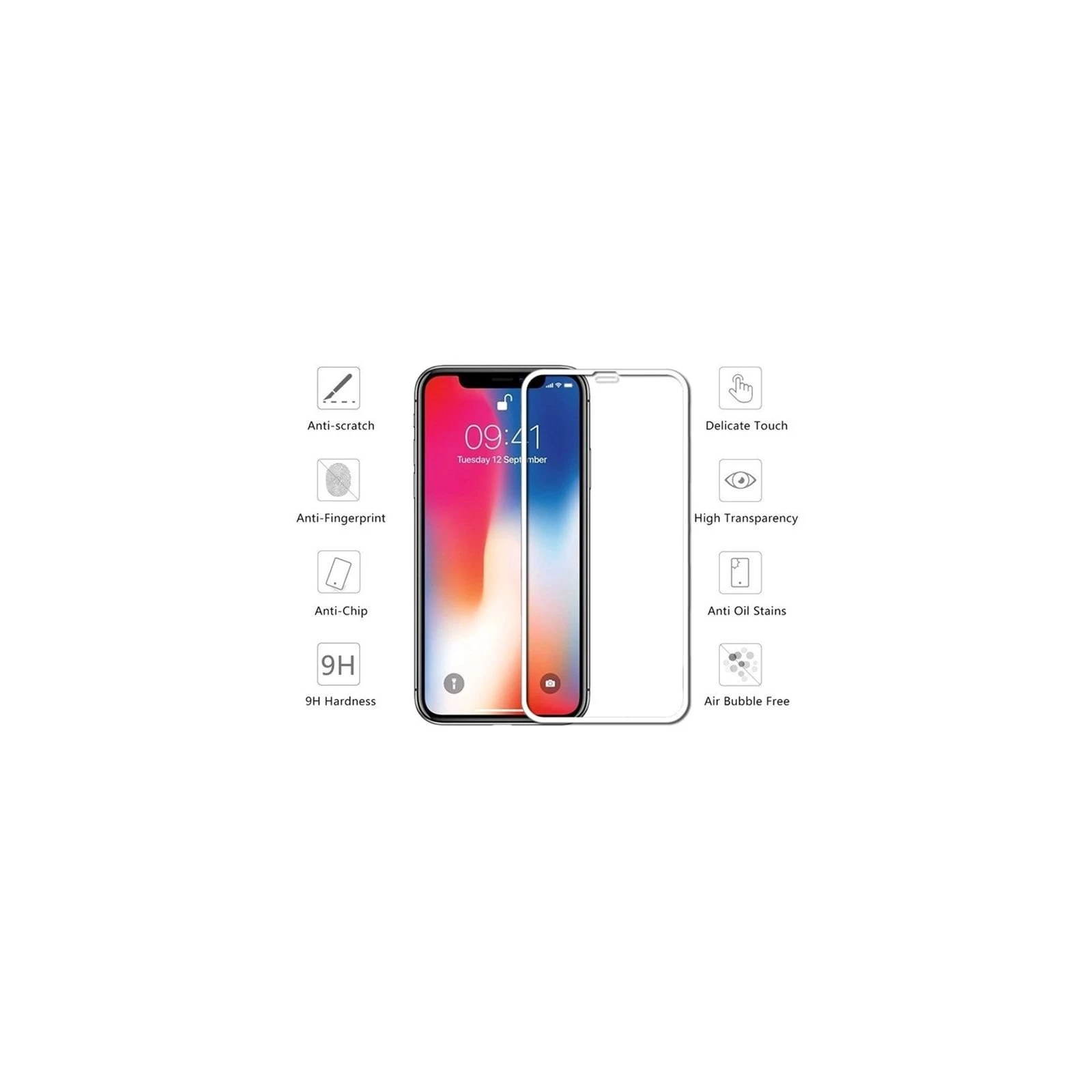 Захисне скло Drobak Apple iPhone 12 mini (242427) (UA) Призначення: для телефону; Вид