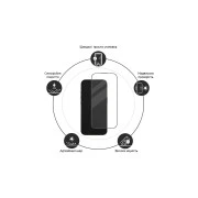 Захисне скло Drobak Apple iPhone 16e Black (383877) (UA)