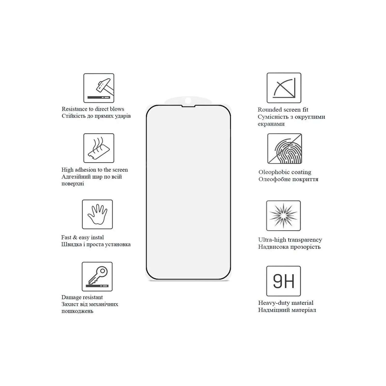 Захисне скло Drobak Ceramics Apple iPhone 16e (595984) (UA)