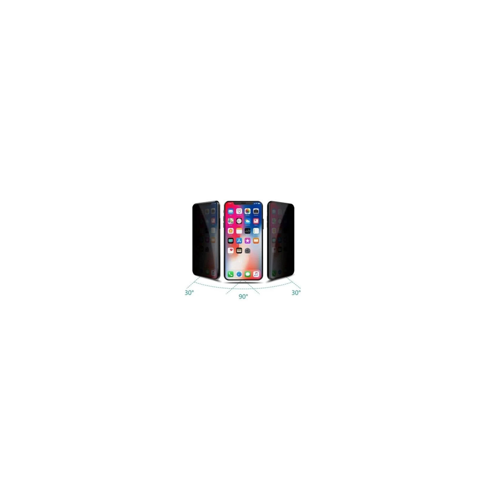 Захисне скло Drobak Matte Ceramics Anty Spy для Apple iPhone 13 Pro Max (606062) (UA)