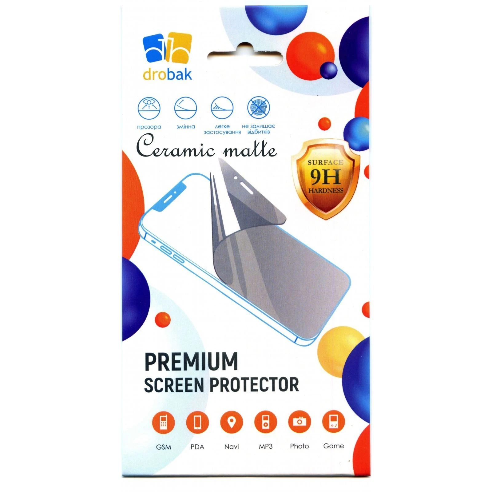 Захисне скло Drobak Matte Ceramics Apple iPhone 14 Pro Max (535327) (535327) (UA)
