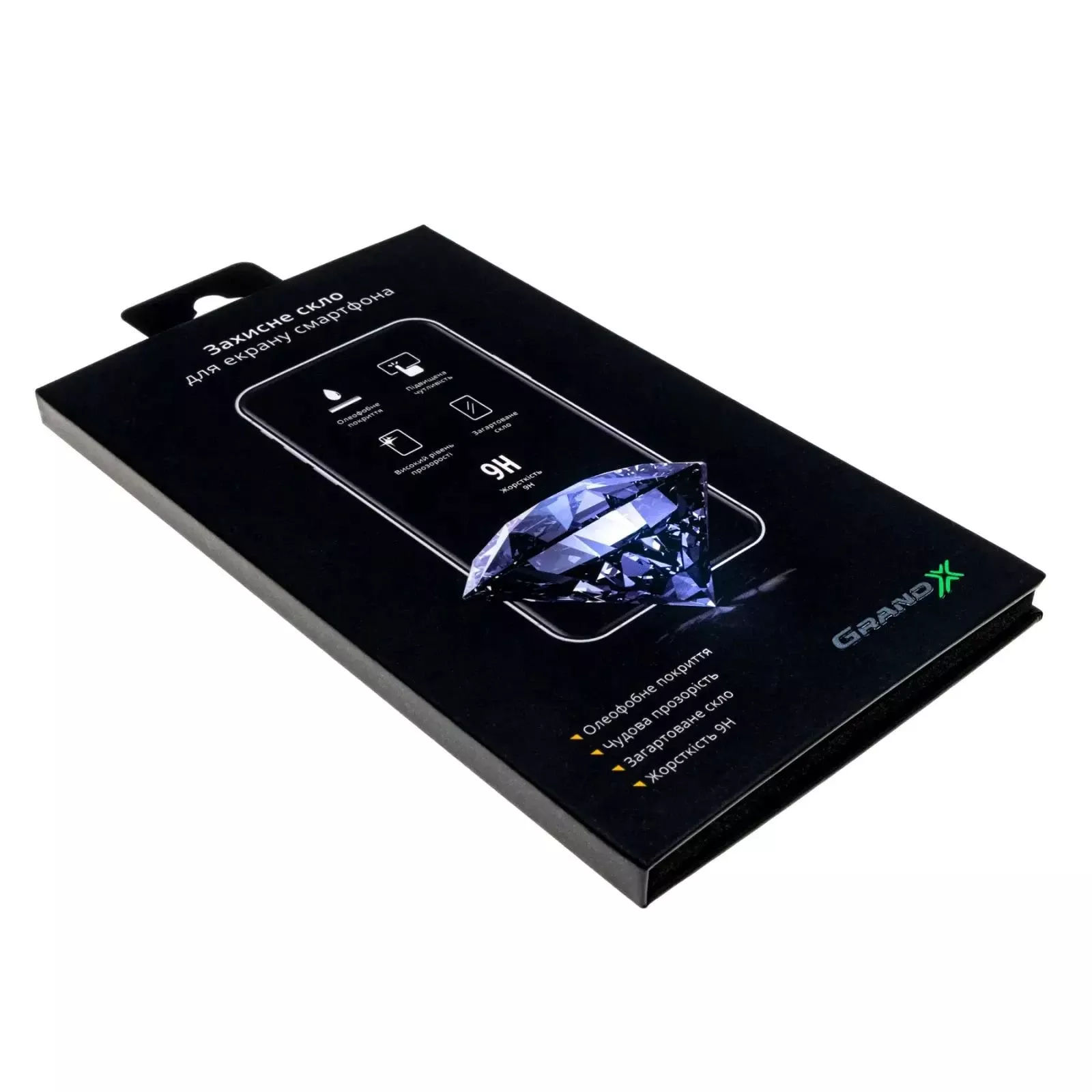 Захисне скло Grand-X Apple iPhone 13 Pro Max 9D black (AIP13PM9D) (UA)