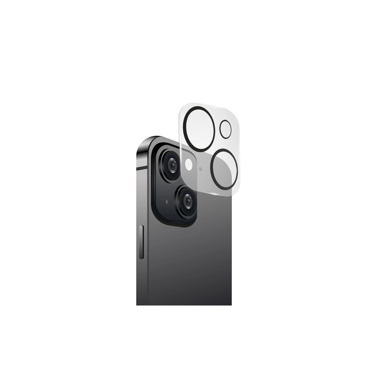 Стекло защитное Intaleo Camera Lens Apple Iphone 15 Plus Black (1283126576850) (UA) Назначение: для телефона; Вид