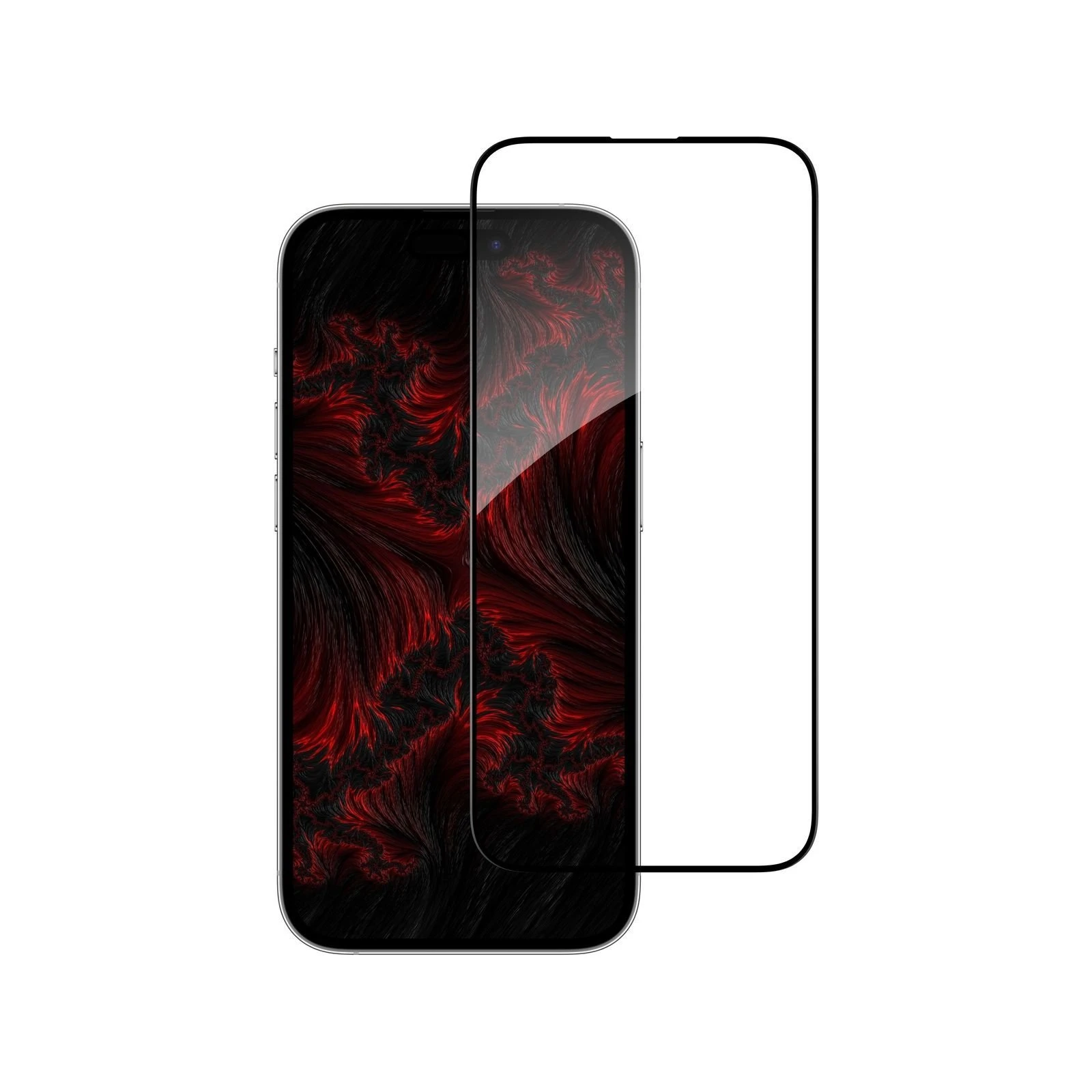 Захисне скло Intaleo Full Glue ESD Apple iPhone 14 Pro Black (1283126542138) (UA)