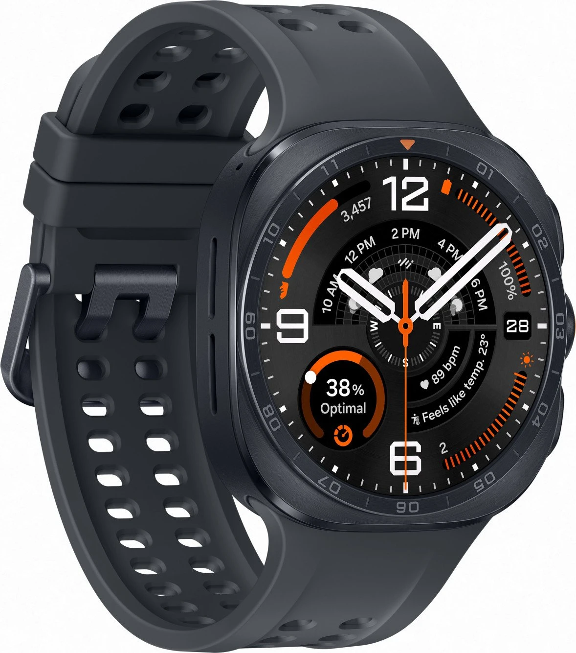 Смарт-годинники Samsung Galaxy Watch Ultra2 Titanium Grey 47mm LTE Marine Band Black S/M/L (SM-L715FZKA)