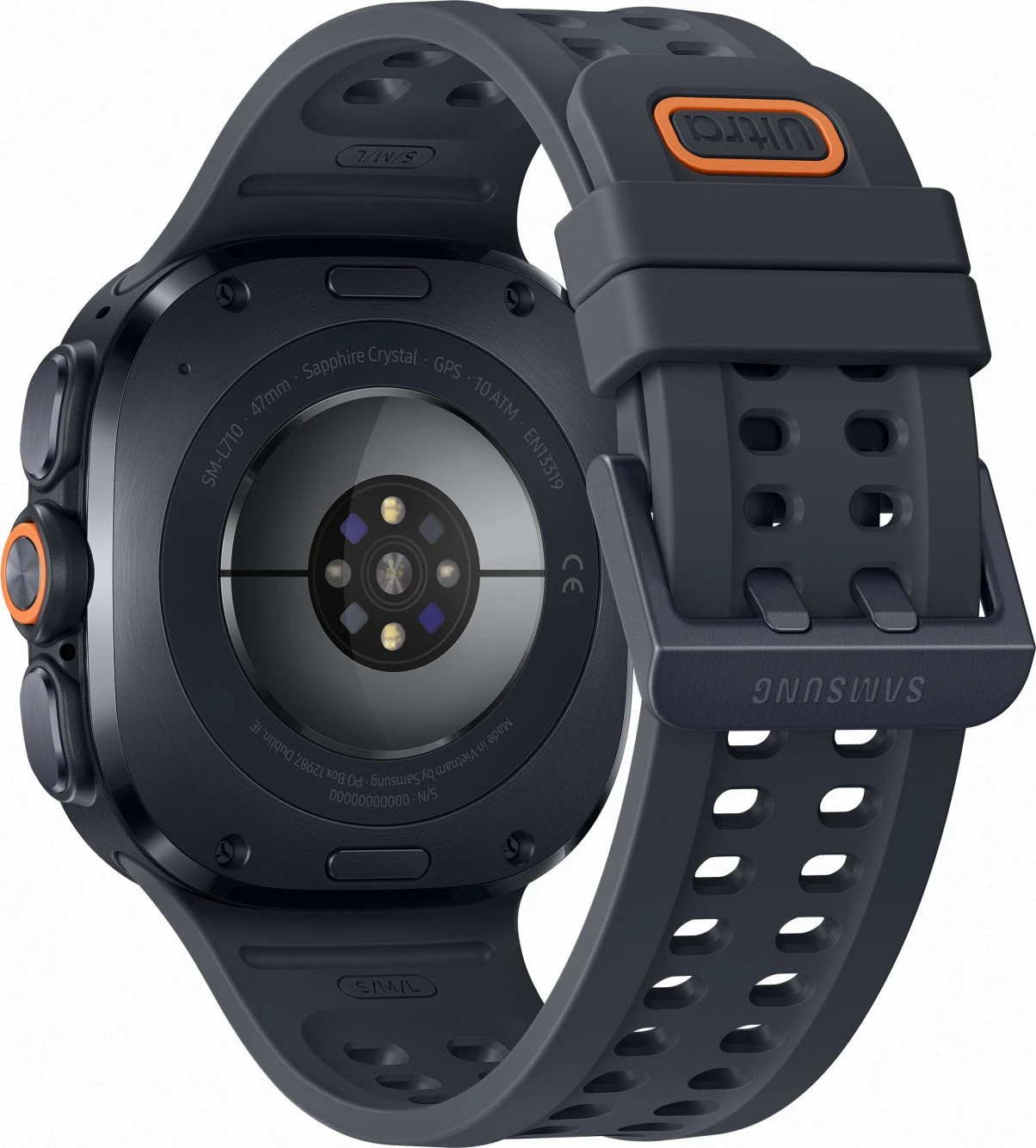 Смарт-годинники Samsung Galaxy Watch Ultra2 Titanium Grey 47mm LTE Marine Band Black S/M/L (SM-L715FZKA)
