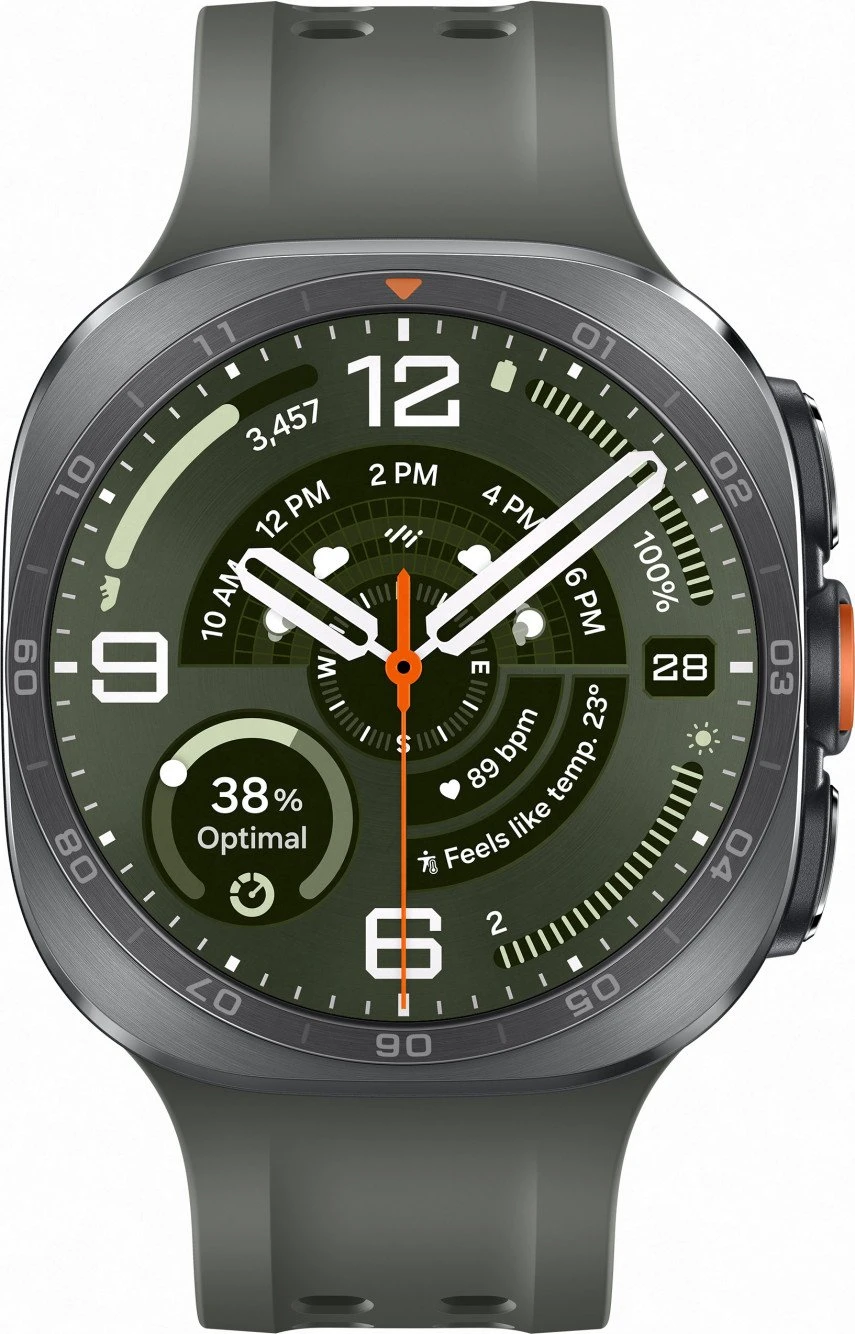 Смарт-годинники Samsung Galaxy Watch Ultra2 Titanium Silver 47mm LTE Marine Band Black S/M/L (SM-L715FZSA)